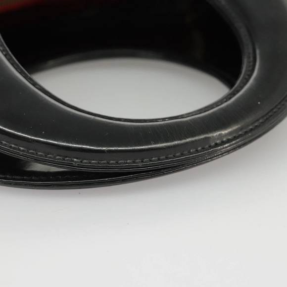 Christian Dior Hand Bag Patent leather Black Gold Auth 100880 - Picture 7 of 16